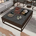 New Chinese Tea Table 3d model
