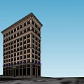 Historic Multi Story Building With Classical Facade Large Windows And Ornate Base