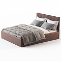 Modern Other Bed Hove Costa Double Sheets 3d model