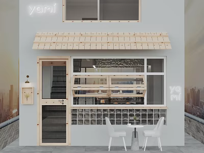 Modern Sweet Shop Minimalist Sweet Shop 3d model