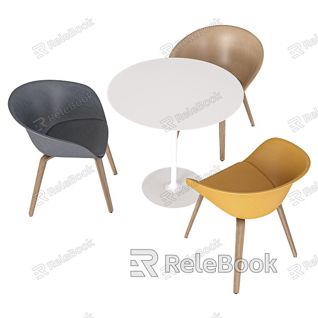 Nordic leisure chair combination model