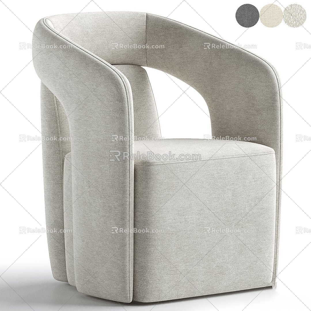 Modern Leisure Chair Leisure Chair 3d model