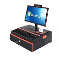 Commercial Equipment Cash Registers And Self Service Kiosks With Touchscreen Displays For Modern Retail Business