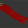 Detailed Residential Community Scale Model With Green Vegetation Roads And Buildings