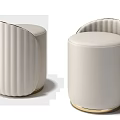 Quiet sofa stool dressing stool 3d model