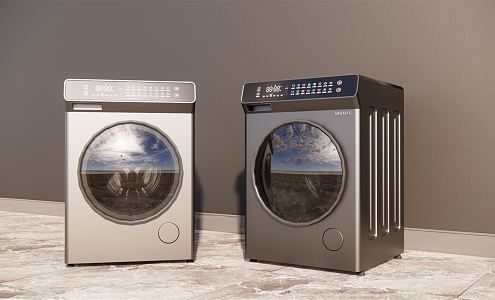 Modern washing machine 3d model