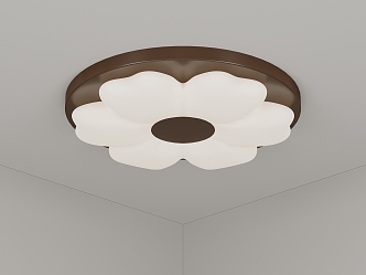 Children's bedroom ceiling lamp petal ceiling lamp 3d model