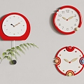 Watch and Clock Wall Decoration 3d model