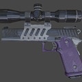 Eagle Pistol 3d model