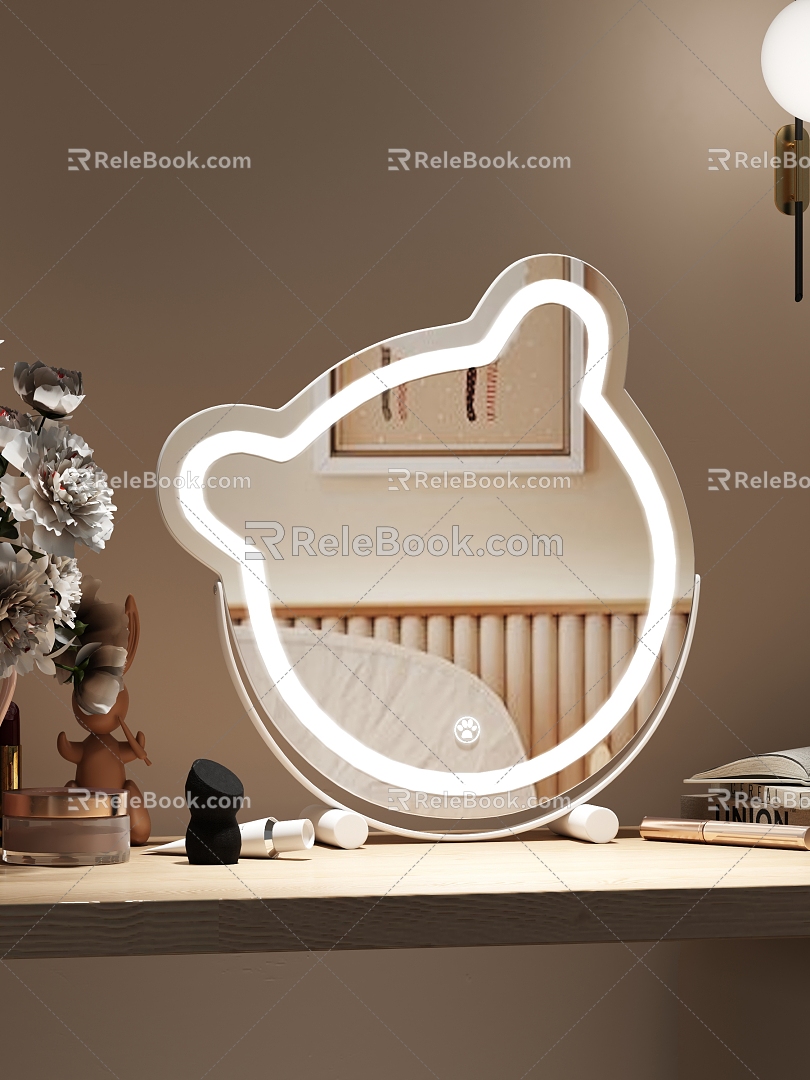 Modern decorative mirror 3d model