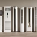 Different Types Of Air Conditioners And Fans With Vertical And Wall Mounted Designs For Home
