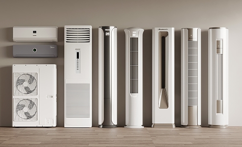 Modern Air Conditioning Vertical Air Conditioning Air Conditioning Hanging Air Conditioning External 3d model