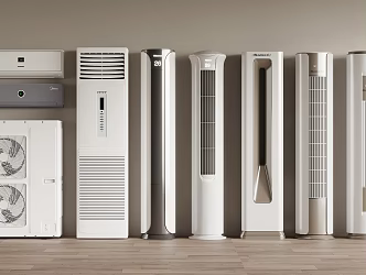Modern Air Conditioning Vertical Air Conditioning Air Conditioning Hanging Air Conditioning External 3d model