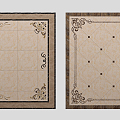 Simple European Tile Simple Ground Laying 3d model