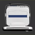 Medical Patient Monitor With ECG Waveforms And Vital Signs Display Mindray White Blue Compact Design