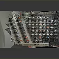 Organized Shoes Display On Multi Tiered Shelves With Various Colors And Styles