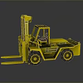 Yellow Industrial JLG Forklift With 15000 LB Capacity And Durable Construction