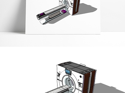 modern nuclear magnetic resonance instrument medical equipment model