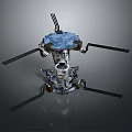 Modern Sci-Fi Nuclear Reactor Sci-Fi Item Sci-Fi Components High-Tech Components 3d model