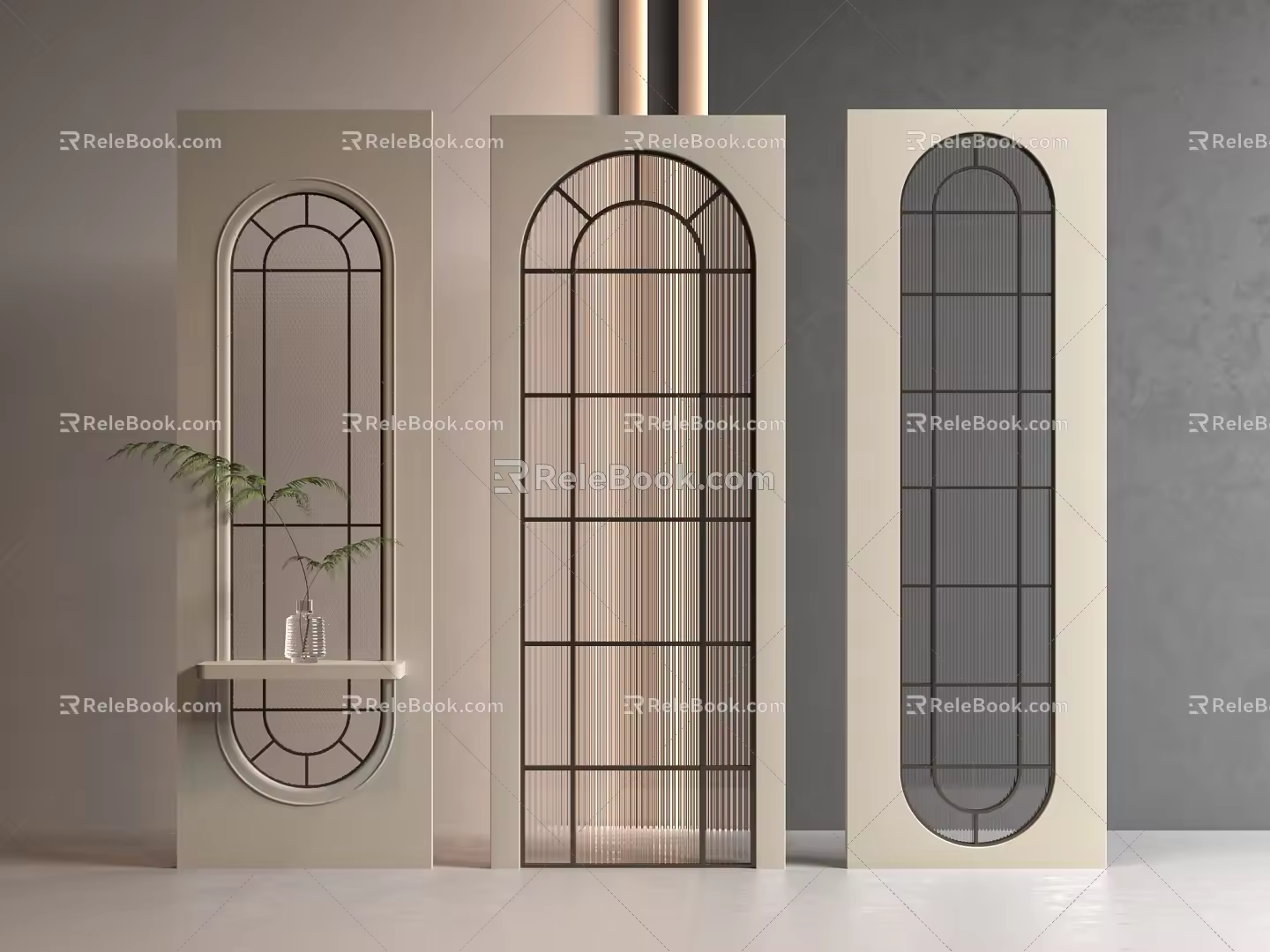 French Partition French Partition Porch Partition 3d model