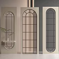 French Partition French Partition Porch Partition 3d model