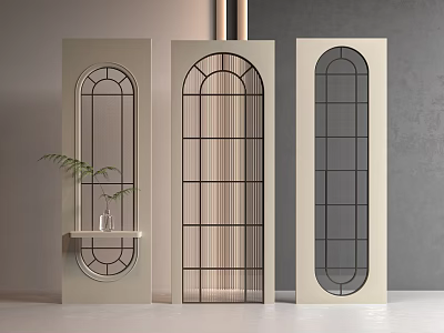 French Partition French Partition Porch Partition 3d model