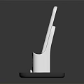 Modern White Charging Stand With Dual Holders For Phones And Devices