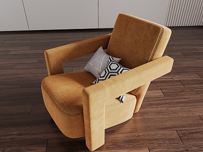 Single sofa 3d model