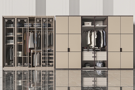 Modern wardrobe 3d model