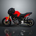 Motorcycle Two-wheeled Motorcycle Cross-country Motorcycle Road Race Motorcycle Motor Vehicle Transport 3d model