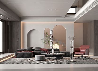 The Silent Living Room 3d model