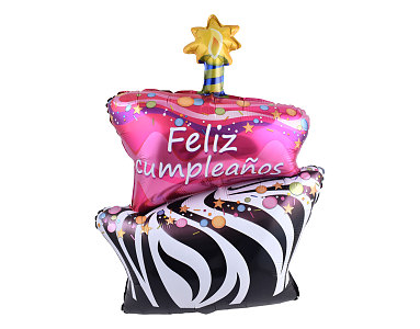 Modern Balloon Cake Aluminum Film Balloon 3d model