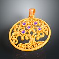 Pendant pendant jewelry jewelry realistic model cartoon model PBR PBR model 3d model