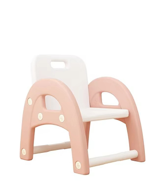 Baby Stool Backrest Chair Children's Seat Home Kindergarten Chair Plastic Baby Small Bench Writing Learning Chair 3d model