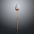 Durable Hardware Tool Garden Fork With Wooden Handle And Metal Tines For Agricultural Use