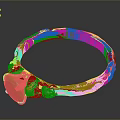 Fashionable Elegant Gold Ring With Textured Band And Shiny Gemstone Design