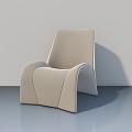 Modern seat stool 3d model