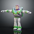 Buzz Lightyear Toy Story Space Ranger With Green White Uniform Outstretched Arms Standing Pose