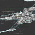Detailed Fighter Jet Military Aircraft Design With Wing Structure Engine Components And Weapon Systems