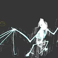 Pterosaur Skeleton Fossil Showing Extended Wings And Detailed Anatomical Structure