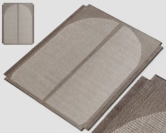 Middle Age Carpet Rectangular Carpet Living Room Carpet Fabric Carpet 3d model