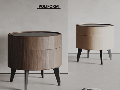 poliform modern bedside table solid wood bedside table model