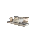 Neutral Toned Decorative Pillows With Pom Pom Details And Striped Patterns For Home Decor