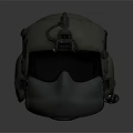 Tactical Military Helmet With Night Vision Mount And Adjustable Chin Strap For Combat Use
