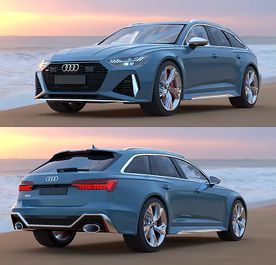 Hyundai Luxury Audi Cars 3d model