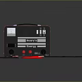 Henry's Red Portable Emergency Equipment With Power Cables And Flexible Hoses