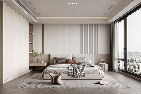 Modern Bedroom 3d model