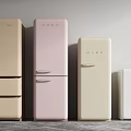 Multiple Colors Standing Refrigerators and Freezers with Modern Design for Home Kitchen