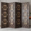 Screen partition 3d model
