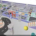 Indoor Playground Layout With Colorful Play Zones Slides Climbing Structures And Interactive Games